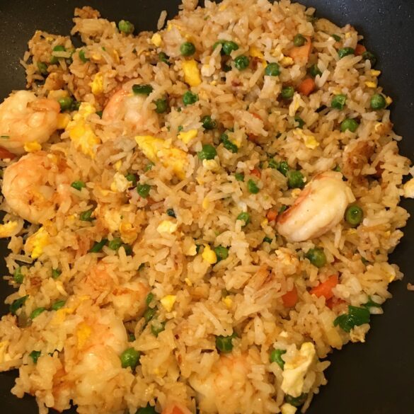 Seasoned Shrimp fried rice - The Curry Theory